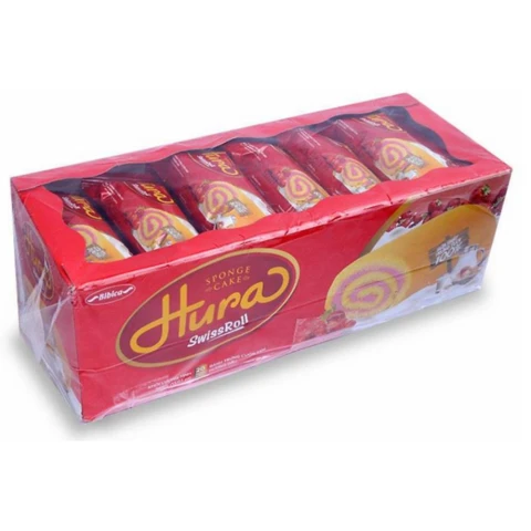 Bánh Hura cuộn dâu 360gr