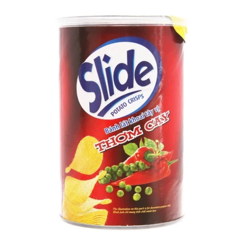 Bánh lát khoai tây Slide vị thơm cay 60gr/28