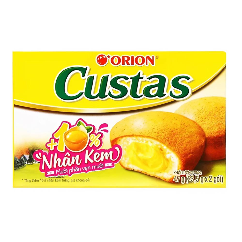 Bánh Custas kem trứng 2 cái 48gr