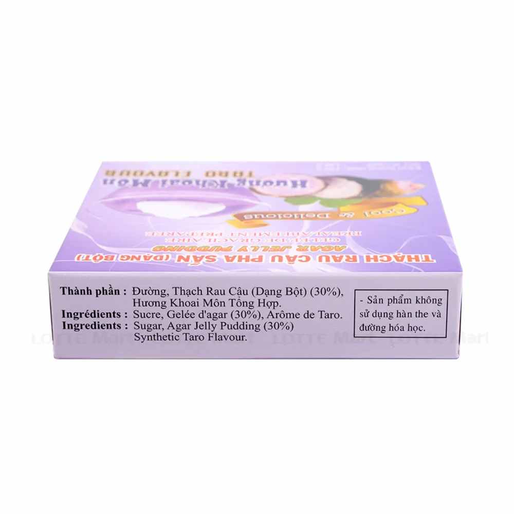 Thạch rau câu  3K vị khoai môn 140gr