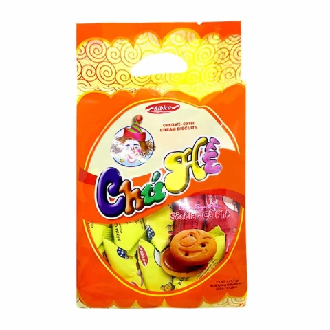 Bánh chú hề Bibica hương sô cô la, cà phê 320gr