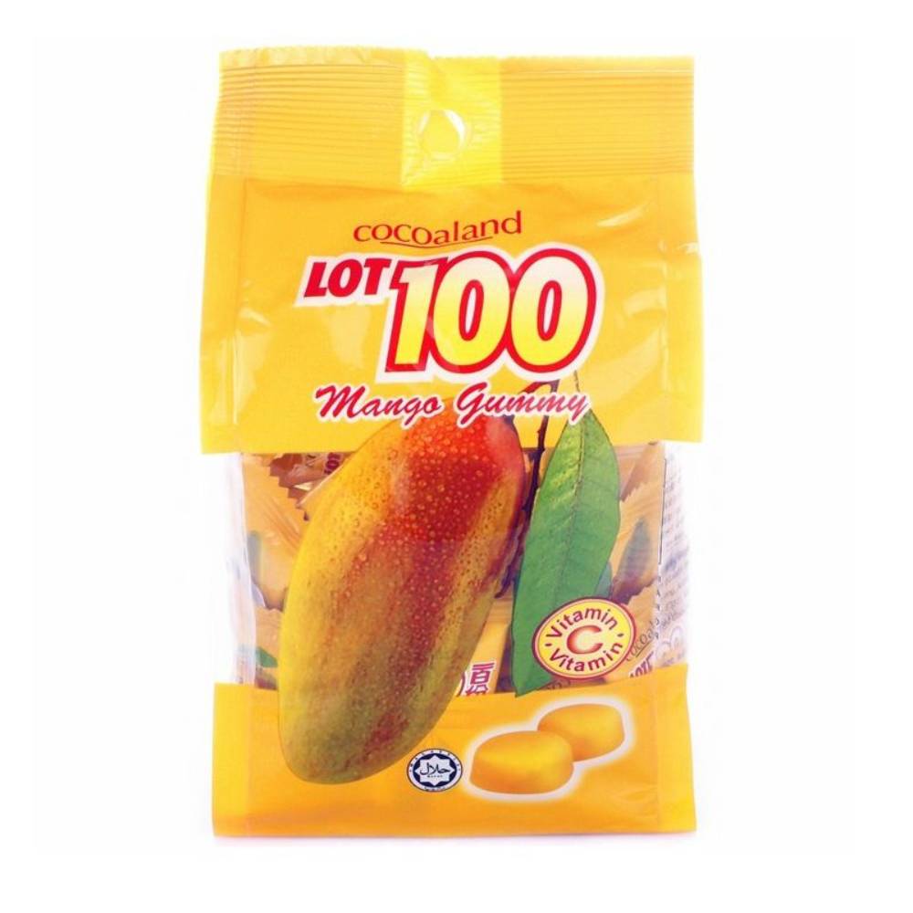 Kẹo gôm Lot100 vị Xoài  150gr