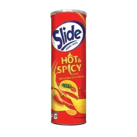 Bánh lát khoai tây Slide vị cay 145gr/14