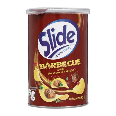 Bánh lát khoai tây Slide vị  thịt nướng 60gr/28