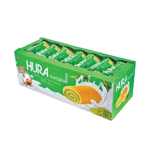 Bánh bông lan cuộn  Hura hương cốm 360gr