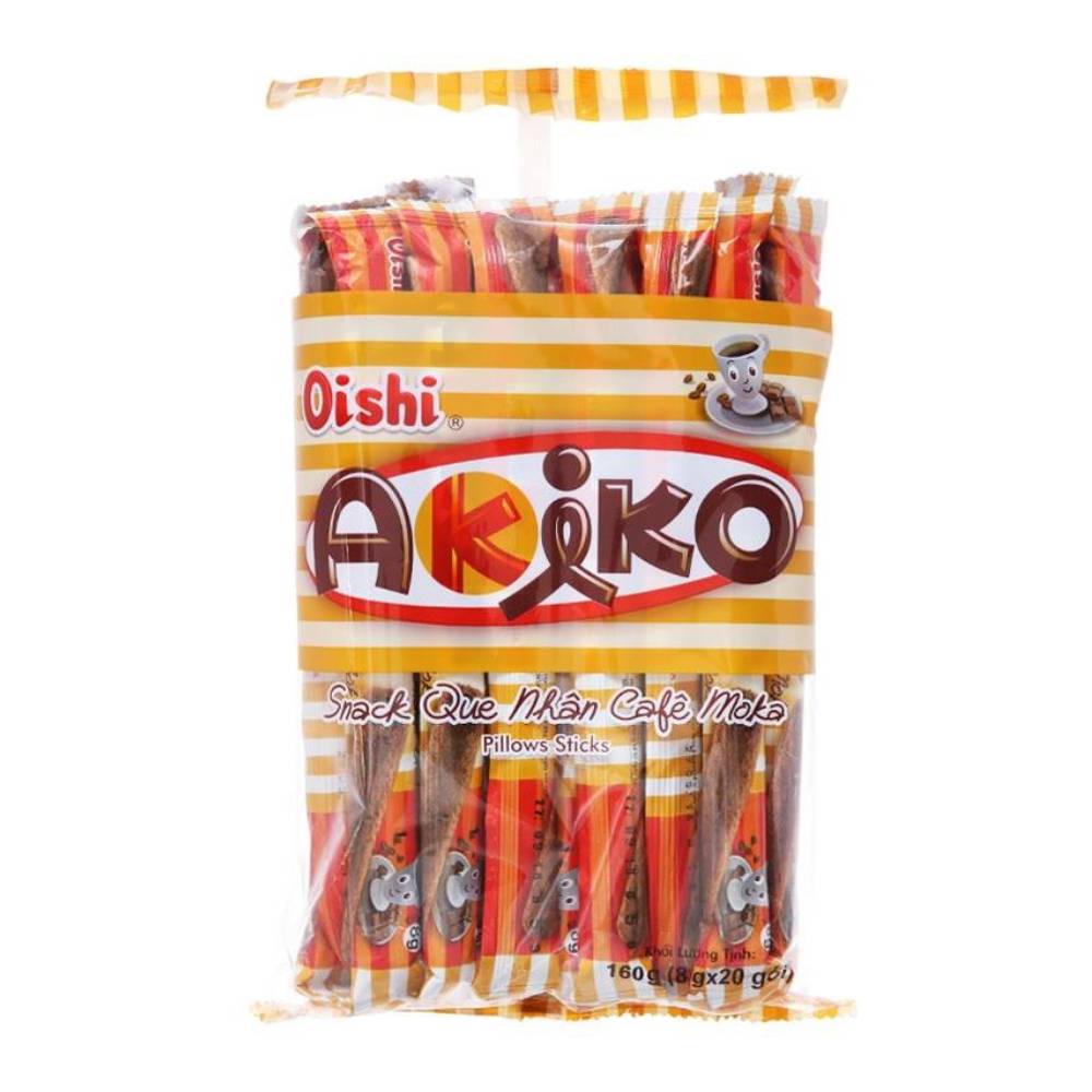 Bánh que Oishi Akiko cà phê moka 140gr