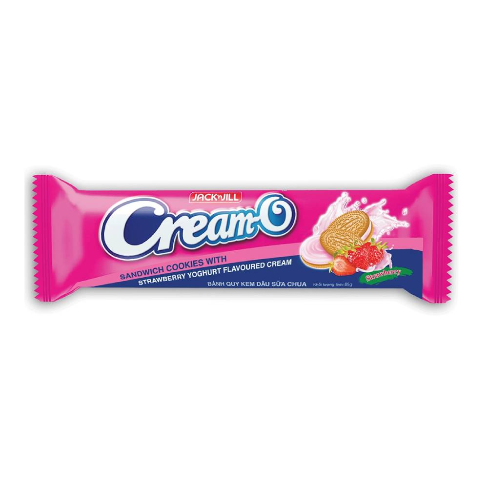 Bánh quy  Cream -O vị dâu sữa chua 85gr