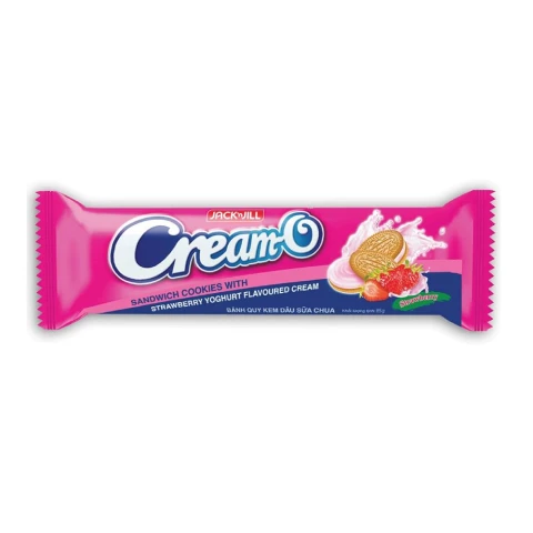Bánh quy  Cream -O vị dâu sữa chua 85gr
