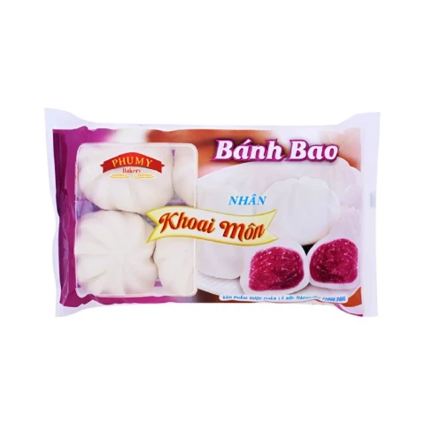 Bánh bao Phú Mỹ nhân khoai môn 300gr