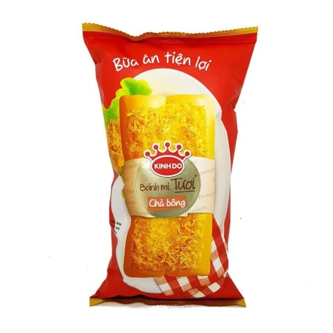 Bánh mì tươi Kinh Đô 6 múi ruốc (chà bông) 70gr