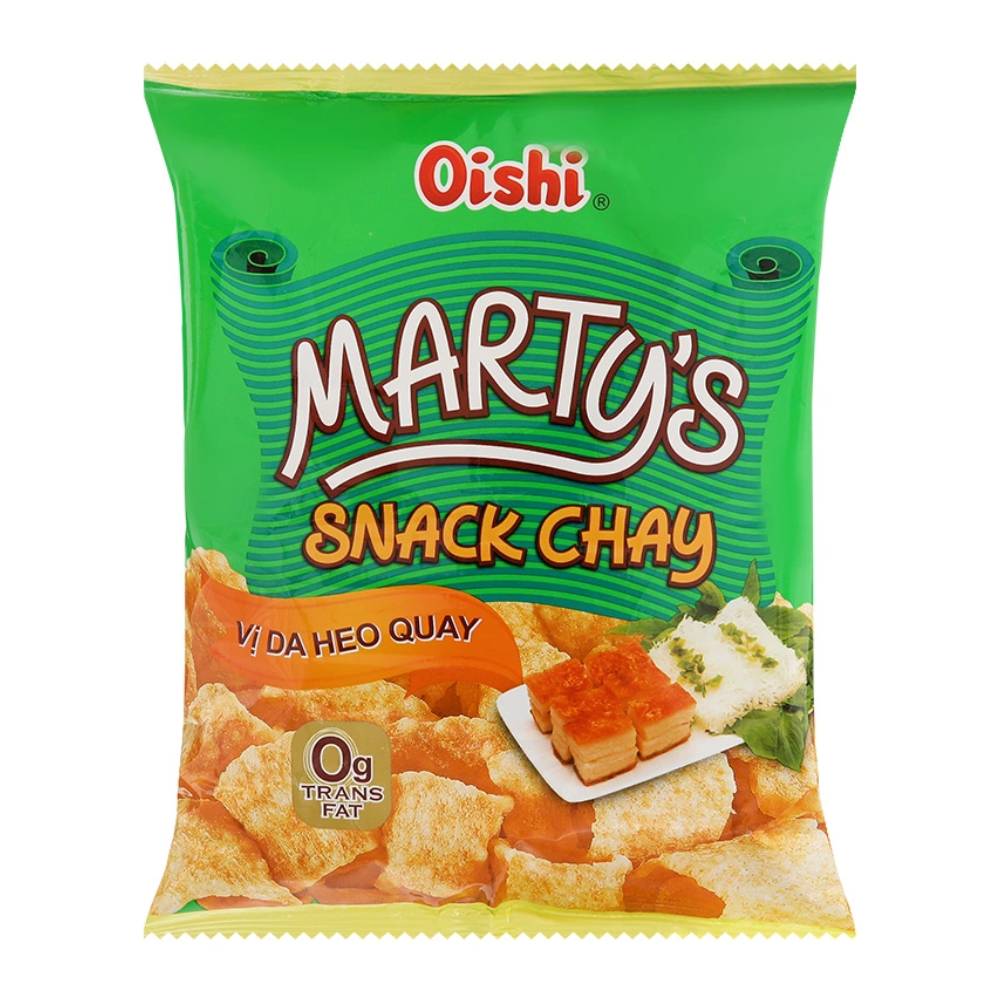 Snack  Oishi vị da heo 32gr