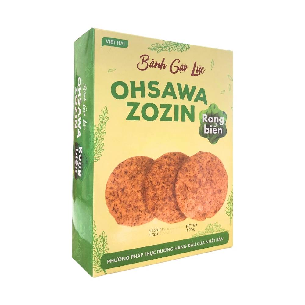 Bánh gạo lứt   Ohsawa Zozin  125g