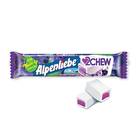Kẹo Mềm  Alpenliebe 2 chew hương nho  24.5gr
