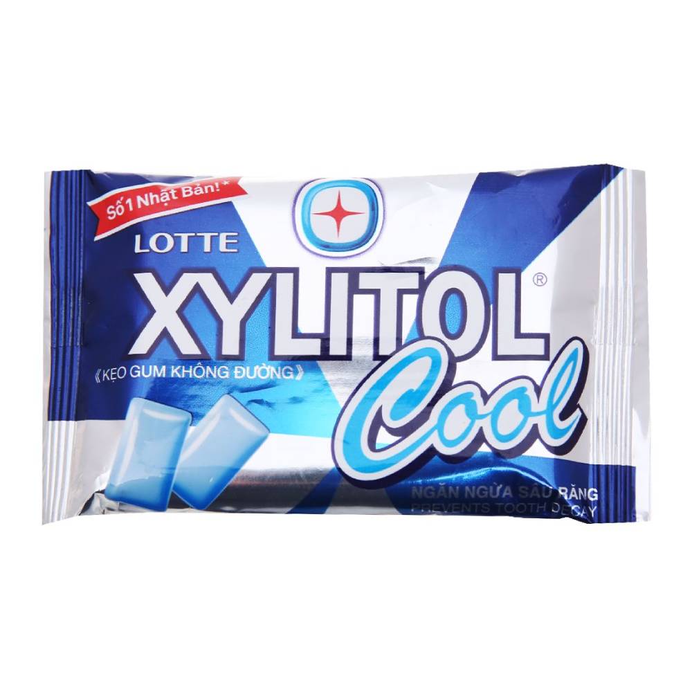 Kẹo  Lotte Xylitol Cool không đường vỉ  11.6gr