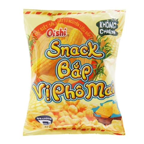 Snack  Oishi bắpvị phô mai 32gr