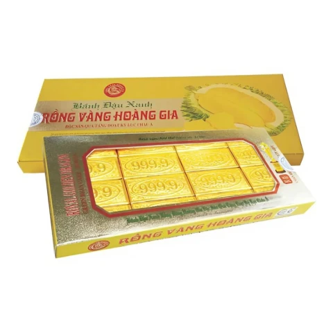 Bánh đậu xanh Rồng Vàng Hoàng Gia sầu riêng 300gr