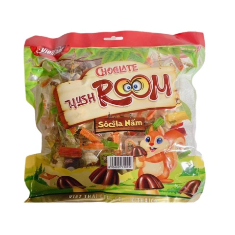 Kẹo Sô cô la  Việt Thái  hình nấm 280gr