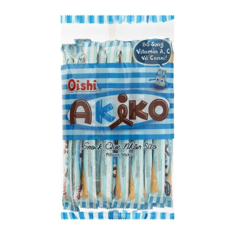 Bánh que Oishi Akiko nhân sữa dừa 140gr