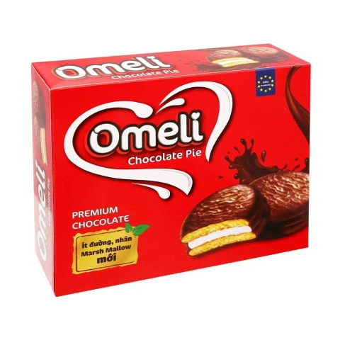 Bánh Chocolate pie Omeli 300g