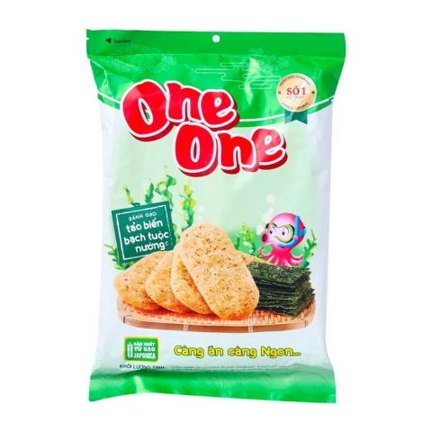Bánh gạo One one tảo biển bạch tuộc nướng 104gr