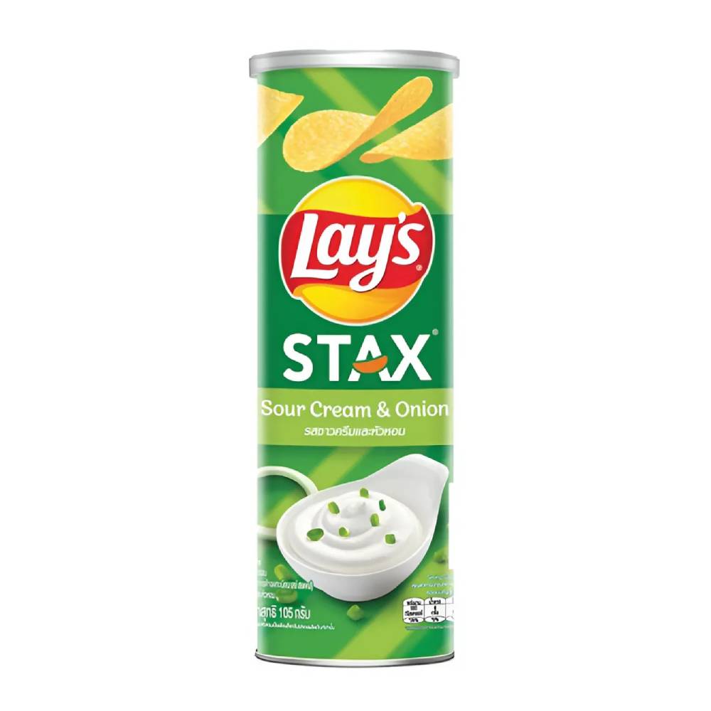 Khoai tây miếng Lay s Stax vị kem chua hành 100gr