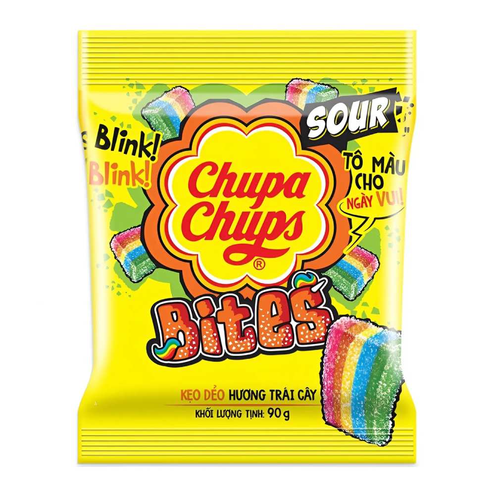 Kẹo dẻo  Chupa Chups  hương trái cây  90gr