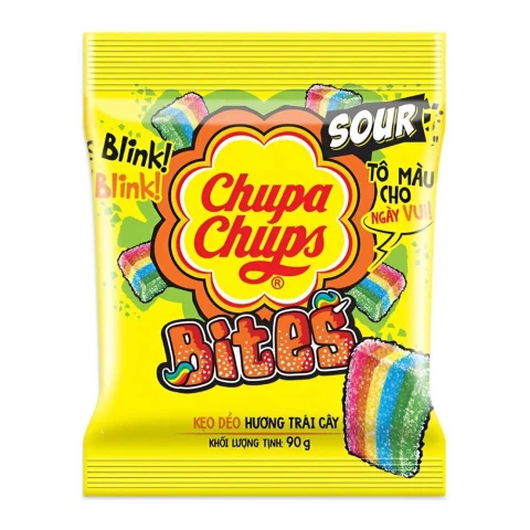 Kẹo dẻo  Chupa Chups  hương trái cây  90gr