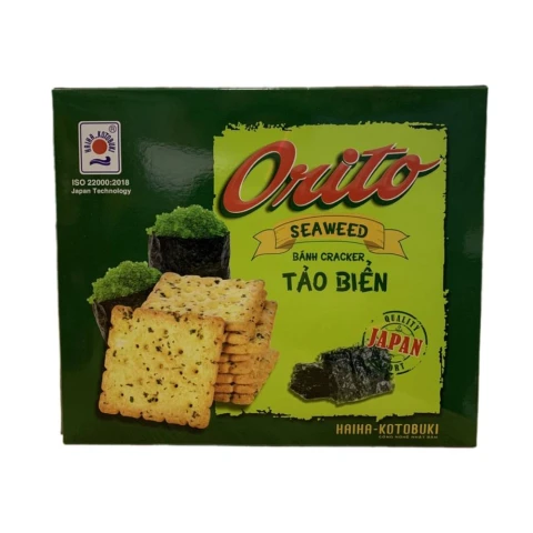 Bánh cracker Orito -  Hải Hà Kotobuki tảo biển 230gr