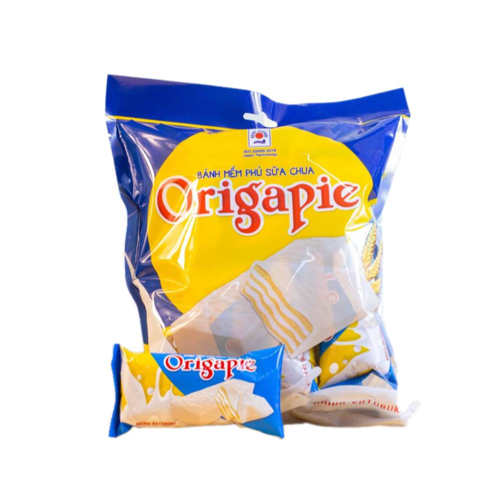 Bánh mềm  Origapie phủ sữa chua 240g