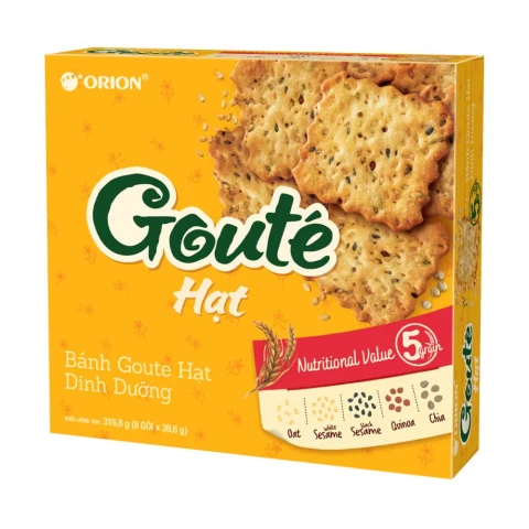 Bánh  Goute hạt dinh dưỡng 316,8gr