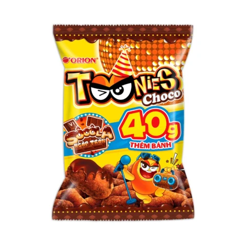 Snack  Toonies vị sô cô la 60gr