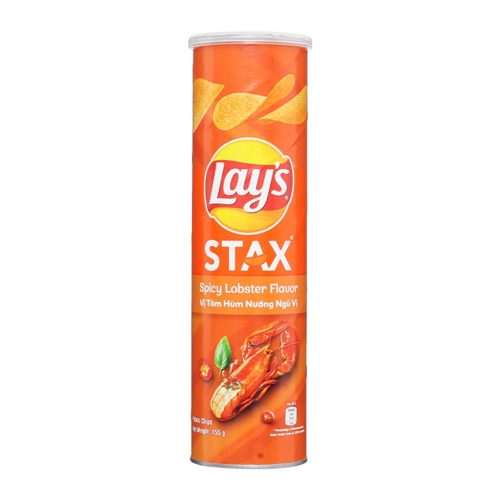 Lay's Stax Malay vị tôm hướng ngũ vị ống 150gr