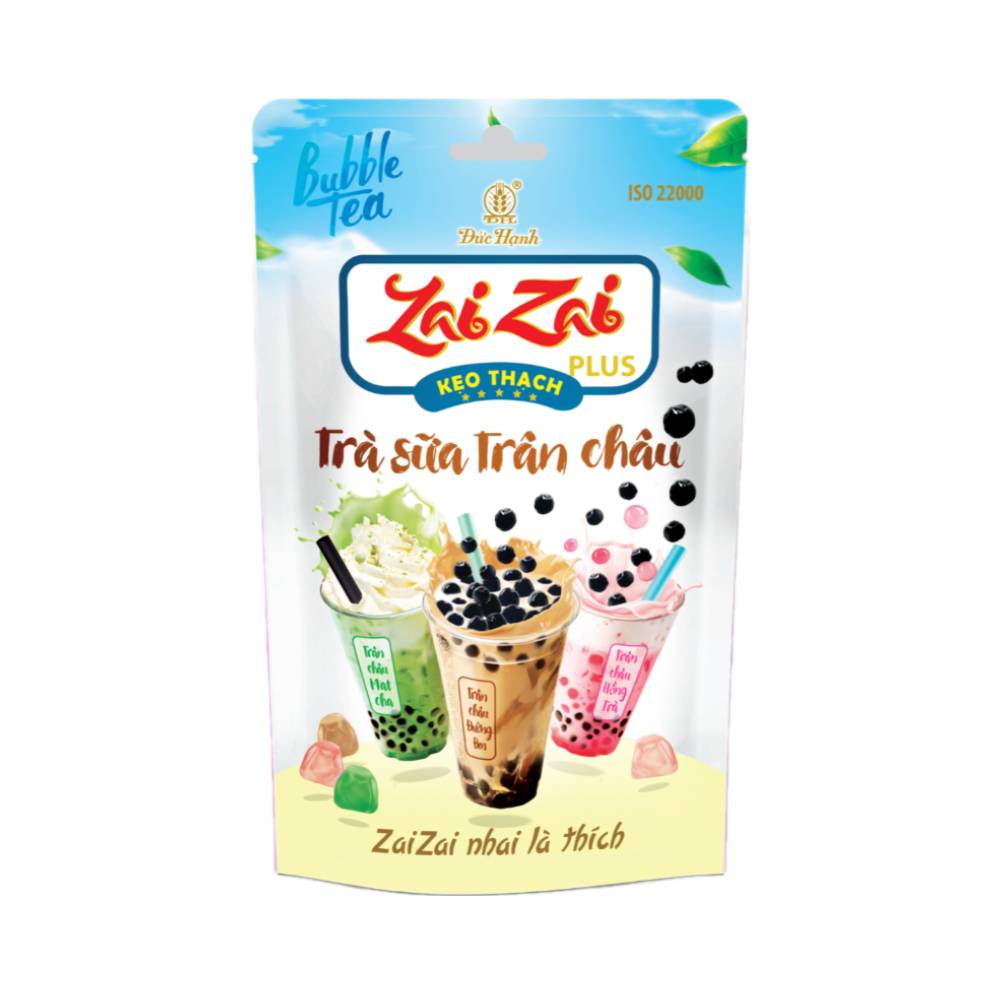 Kẹo thạch trà sữa trân châu Zai Zai   320gr
