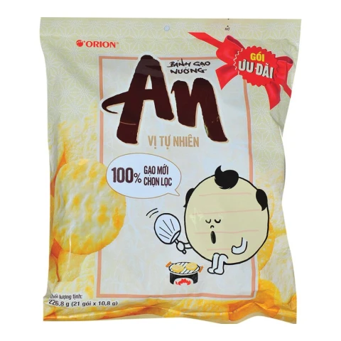 Bánh gạo An  vị tự nhiên 226,8gr