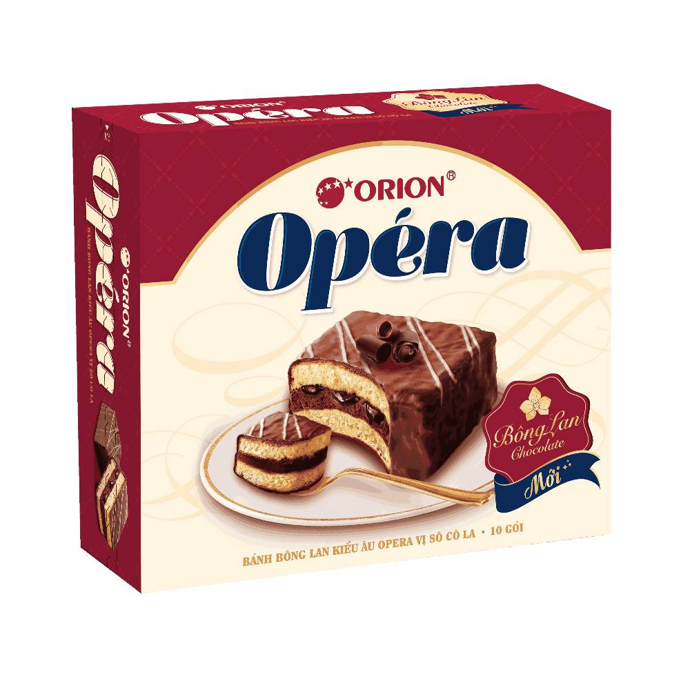 Bánh bông lan Opera  vị sô cô la  280gr