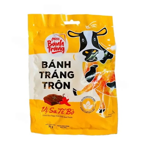 Miss Bánh tráng trộn vị sa tế bò 20gr