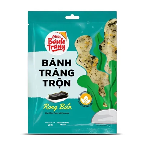 Bánh tráng trộn  Miss vị rong biển 20gr