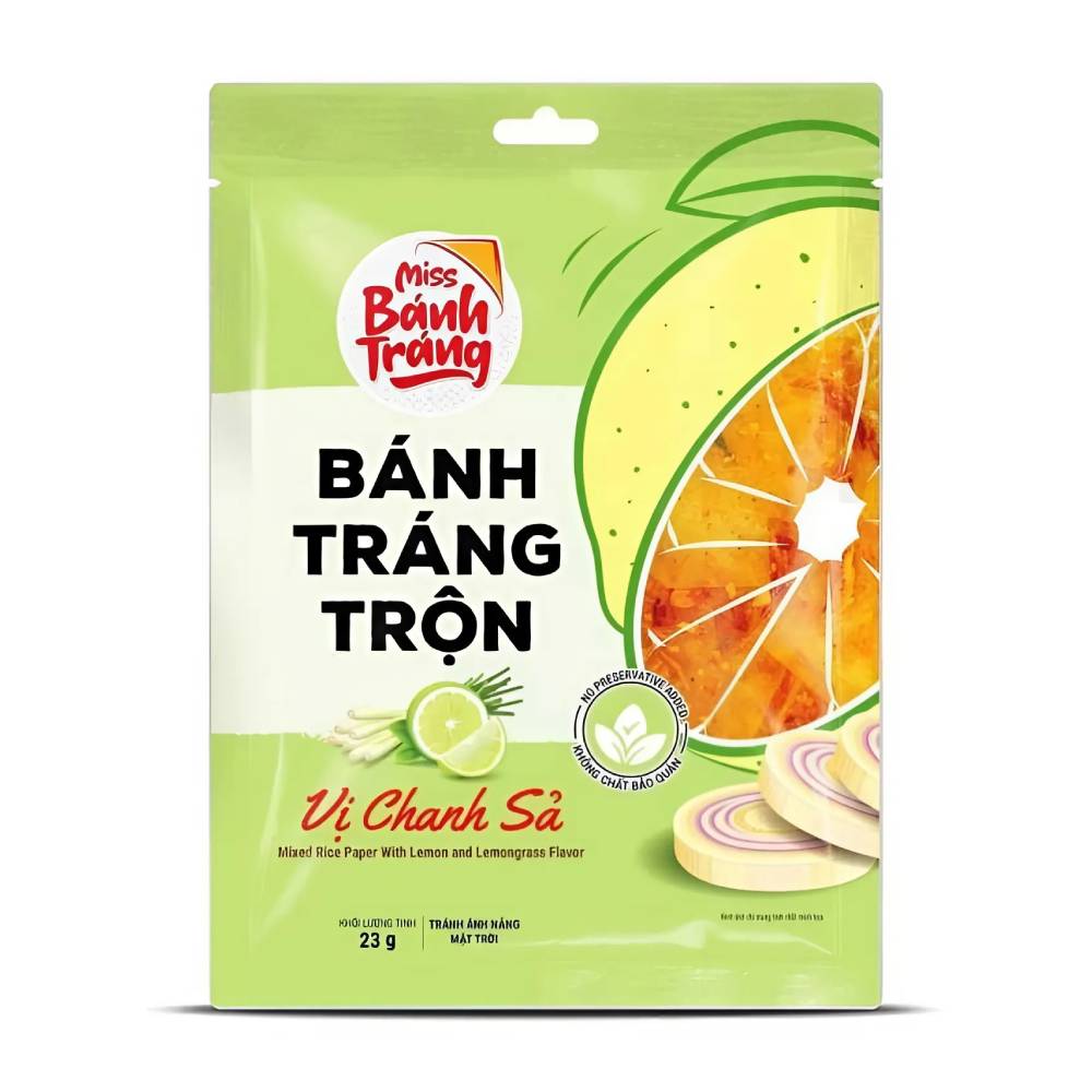 Bánh tráng trộn  Miss vị chanh xả 20gr