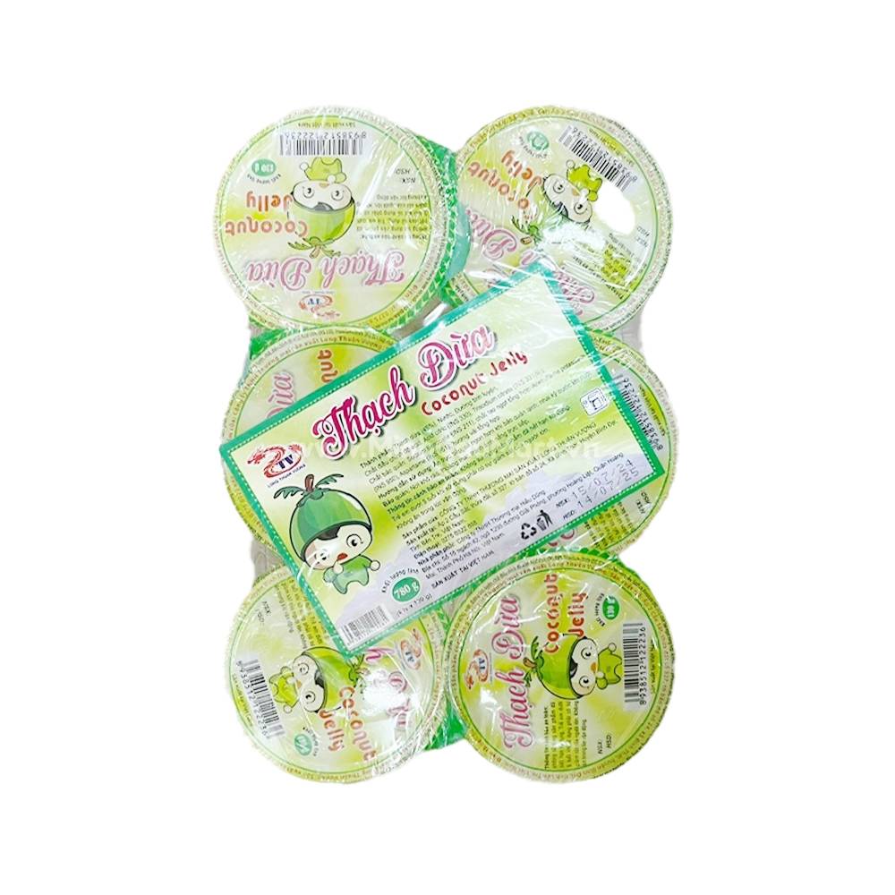 Thạch dừa  Minh Tâm   6ly*120gr