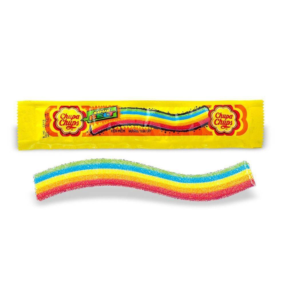 Kẹo Chupa Chups Belt hương trái cây hỗn hợp dây 7gr/60