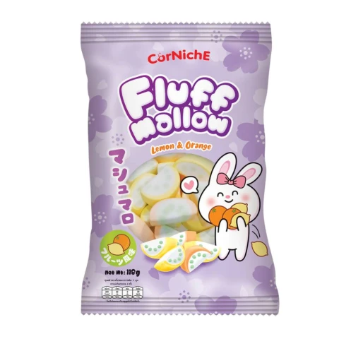 Kẹo dẻo  Marsh Mallow hình trái cam và chanh  118g