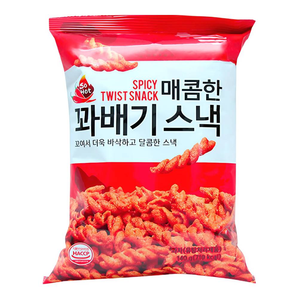 Bỏng (Snack) xoắn cay HQ 140gr/20.