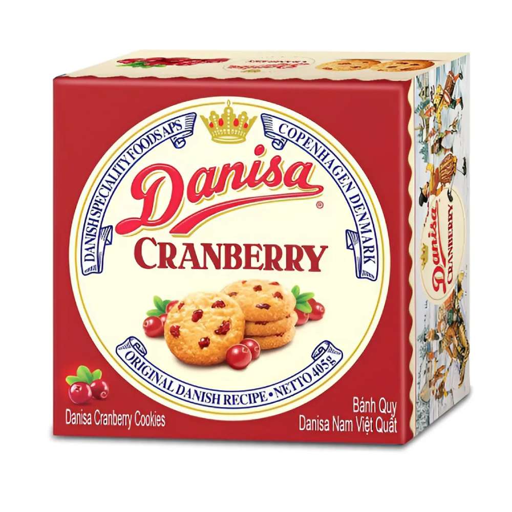 Bánh quy bơ Danisa nam việt quất  607gr