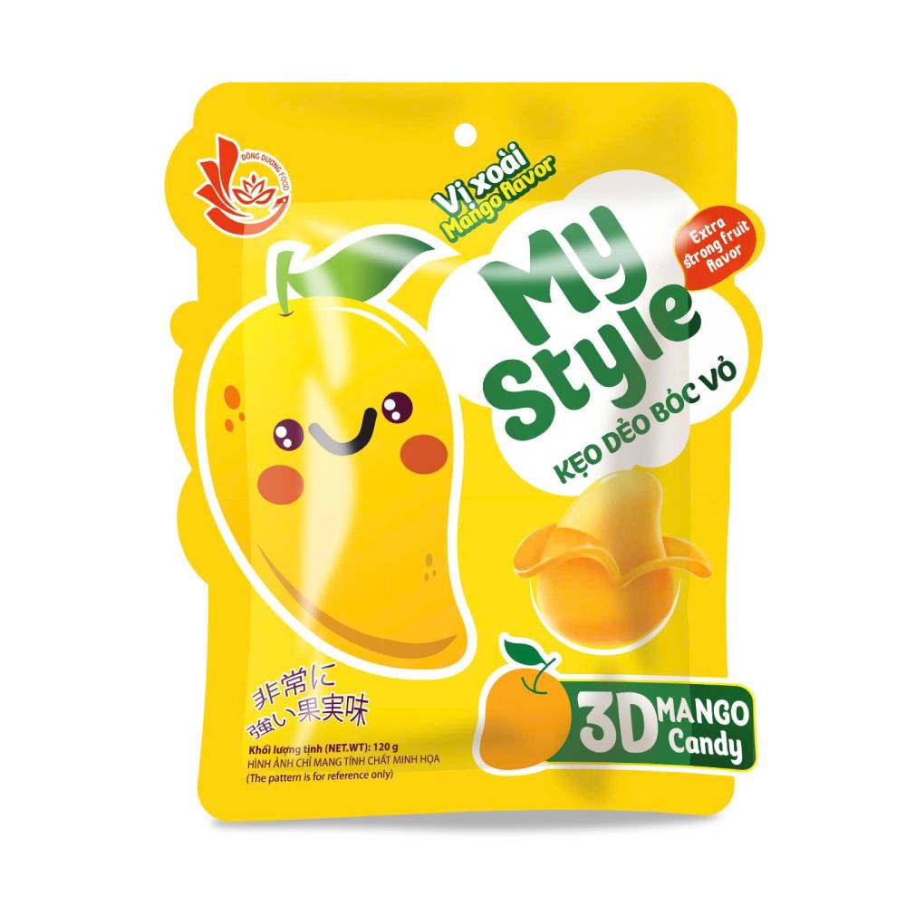 Kẹo dẻo bóc vỏ Đông Dương vị xoài 180gr