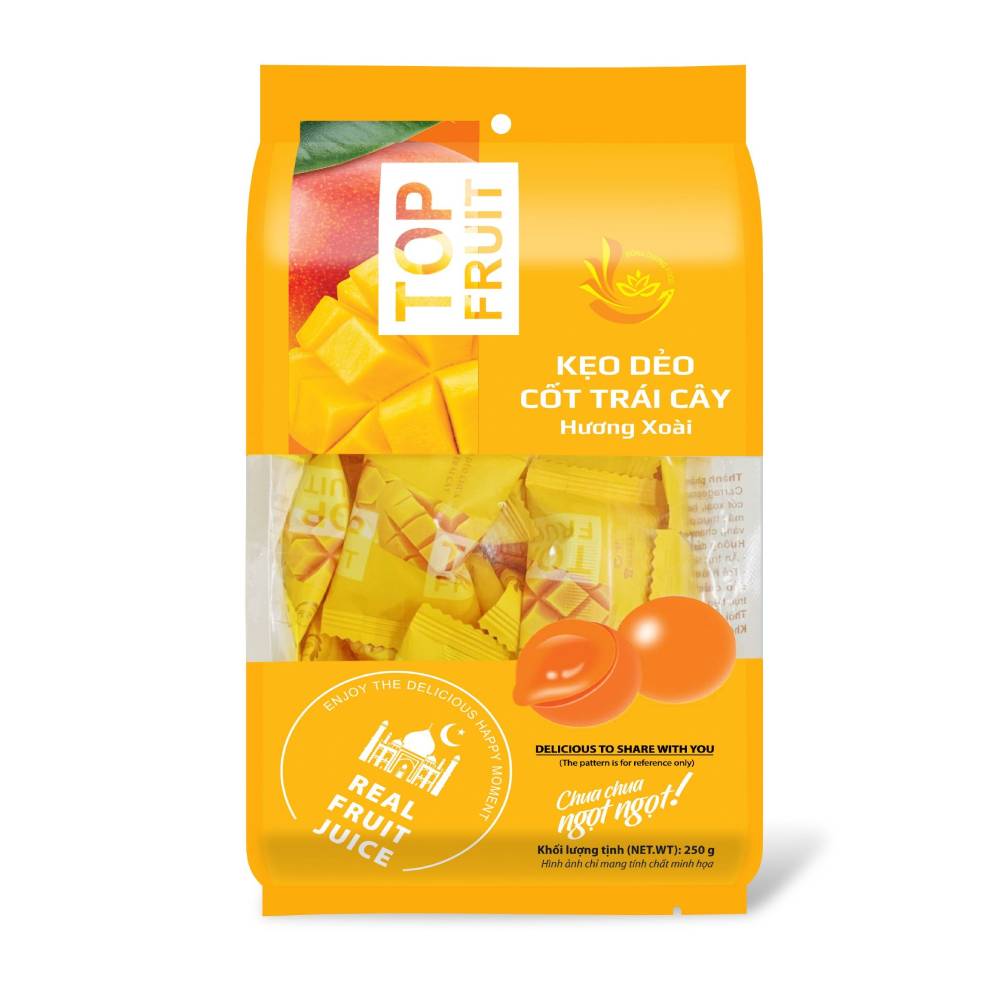 Kẹo dẻo  Top Fruit vị xoài 280gr