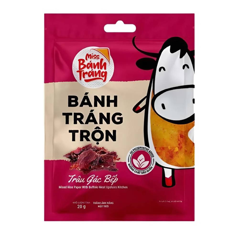 Bánh tráng trộn  Miss vị trâu gác bếp  20gr