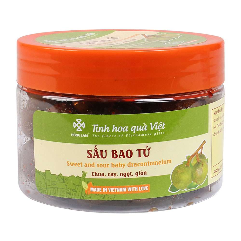 Ô mai  Hồng Lam   sấu bao tử 200gr