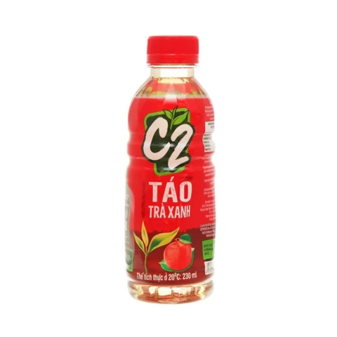 Nước trà xanh C2 hương táo 335ml