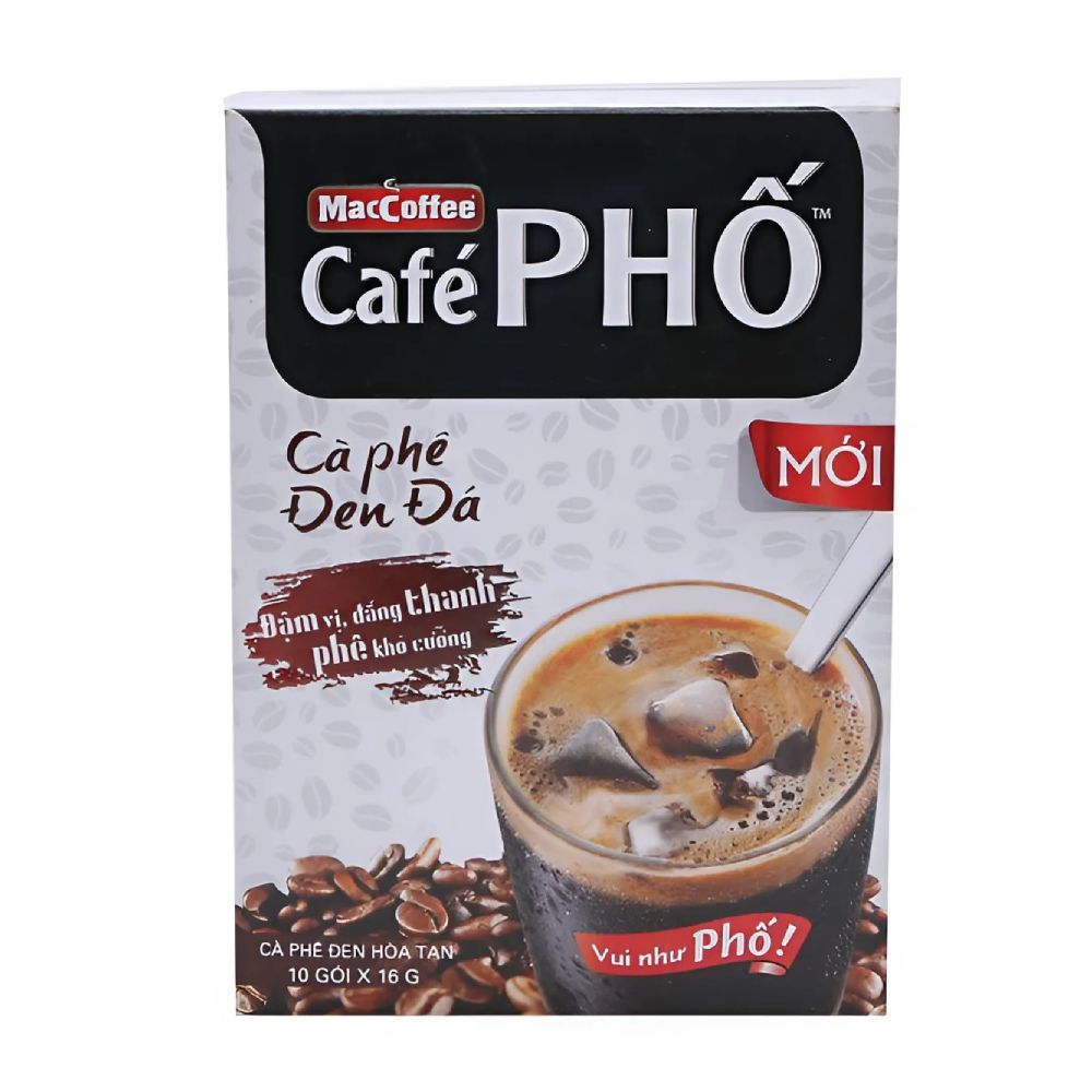 Cafe phố đen đá 16gx10 gói/60