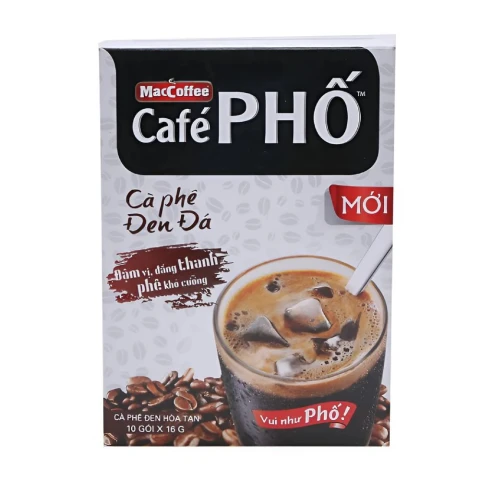 Cafe phố đen đá 16gx10 gói/60